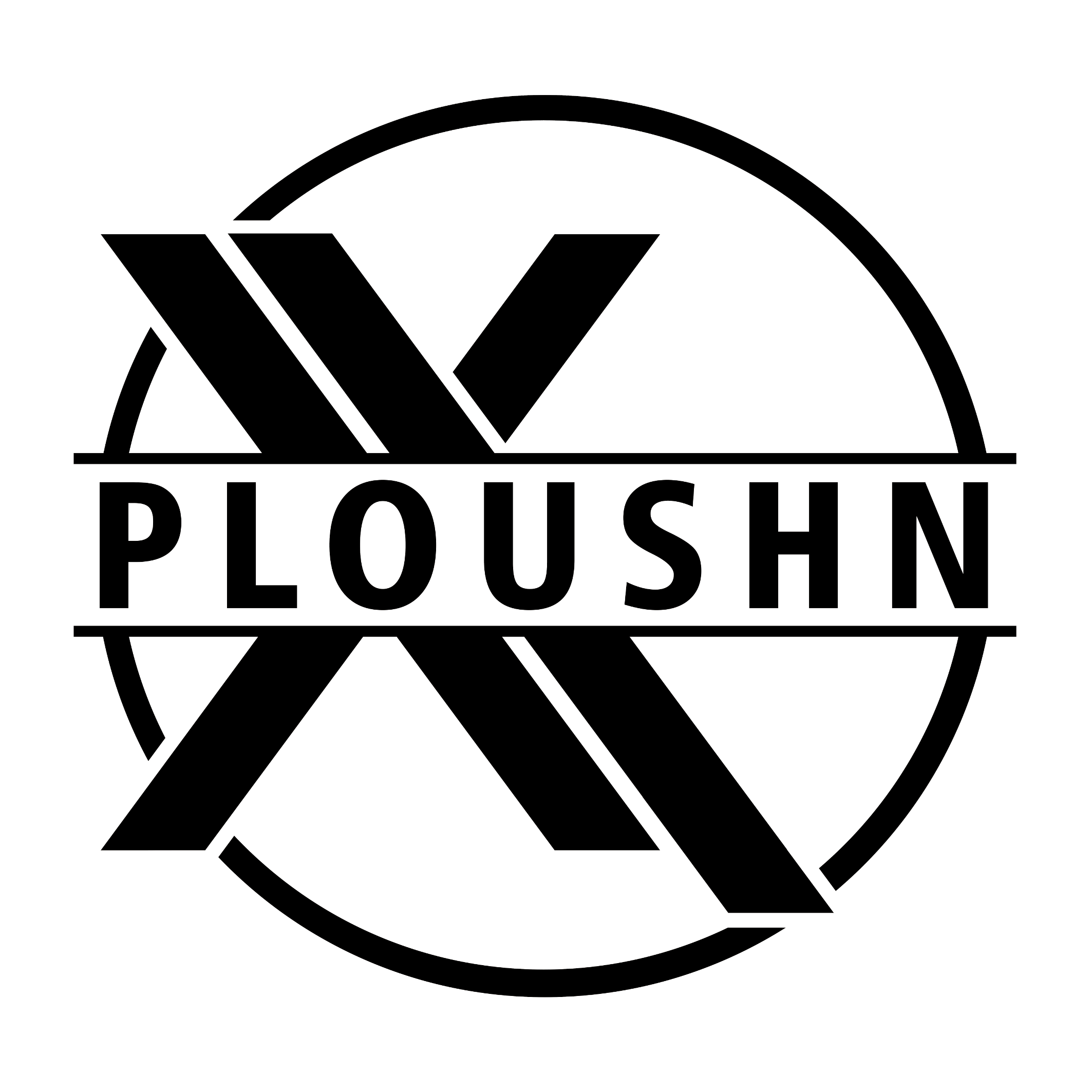 Logo - X'Ploushn schwarz